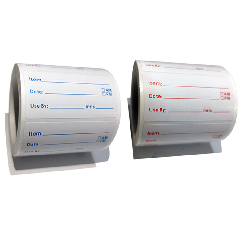 Food Storage Labels - 500 Stück/Rolle Küchen-Aufkleber Kühlschrank Gefrierschrank Lebensmittelaufbewahrung