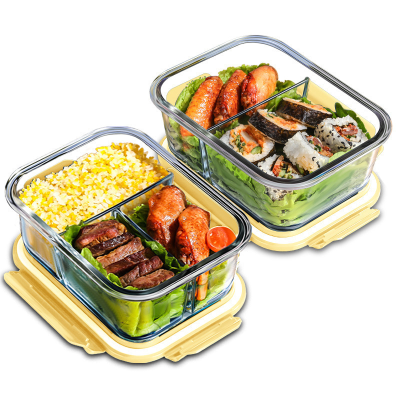 Food Storage Oven Safe - Frischhaltebox aus Glas, hitzebeständig, aus Borosilikatglas,