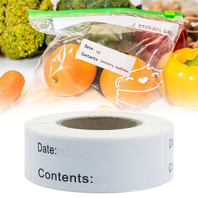Selbstklebendes, abnehmbares E – Food Storage Labels Bewertung und Preis