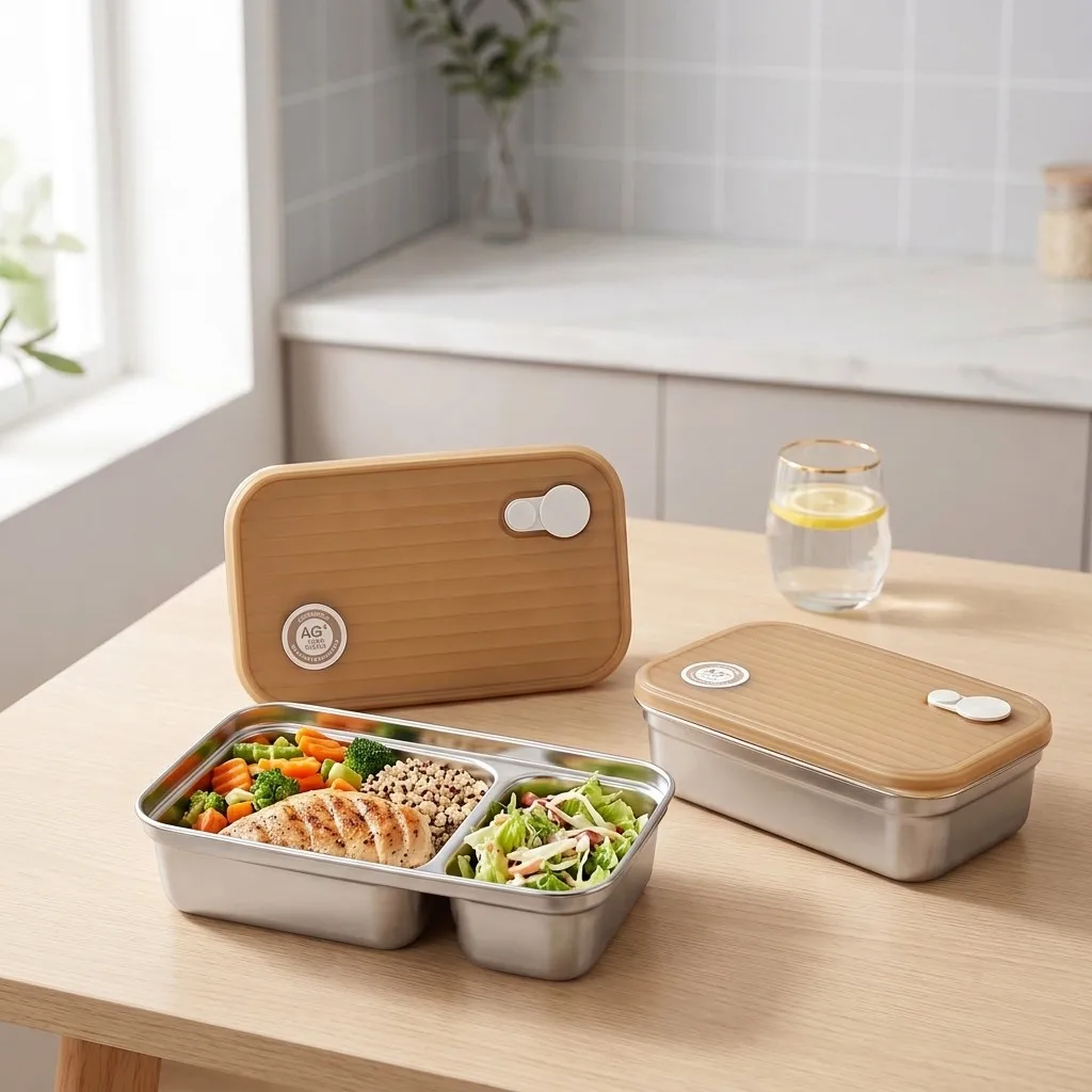 304 Edelstahl Bento-Box, unter – Food Storage Oven Safe Bewertung und Preis